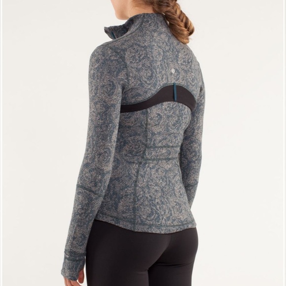lululemon athletica Jackets & Blazers - Lululemon Define Jacket Size 10 Herringbone Teal Black